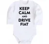 Детский боди Drive Fiat Белый фото
