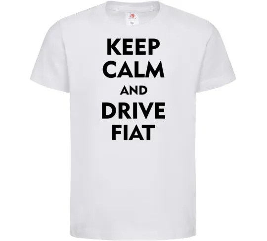 Дитяча футболка Drive Fiat Білий фото