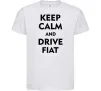 Дитяча футболка Drive Fiat Білий Дитяча футболка Drive Fiat Білий фото