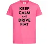 Дитяча футболка Drive Fiat Яскраво-рожевий Дитяча футболка Drive Fiat Яскраво-рожевий фото