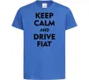 Дитяча футболка Drive Fiat Яскраво-синій Дитяча футболка Drive Fiat Яскраво-синій фото