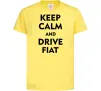 Дитяча футболка Drive Fiat Лимонний Дитяча футболка Drive Fiat Лимонний фото