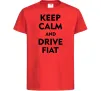 Дитяча футболка Drive Fiat Червоний Дитяча футболка Drive Fiat Червоний фото