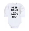 Дитячий бодік Drive Fiat Білий фото