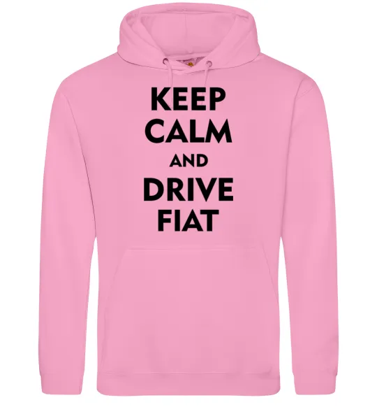 Мужская толстовка (худи) Drive Fiat Розовый фото
