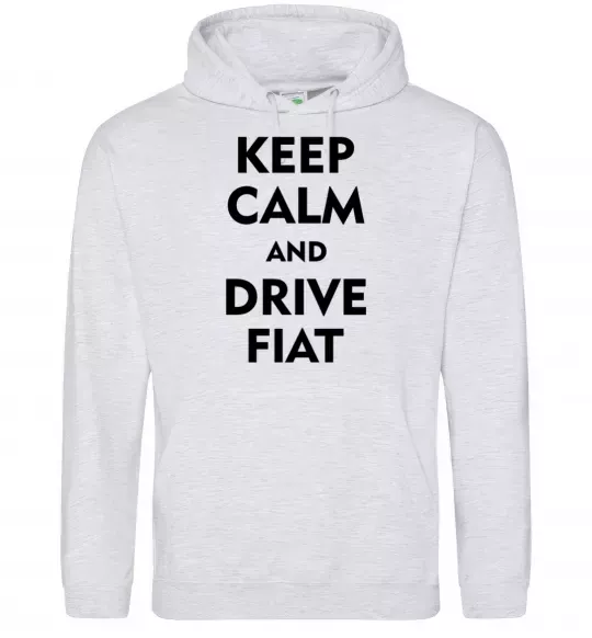 Чоловіча толстовка (худі) Drive Fiat Сірий меланж фото