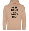 Чоловіча толстовка (худі) Drive Fiat Пісочний фото