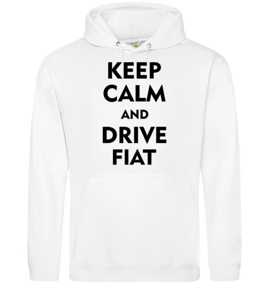 Жіноча толстовка (худі) Drive Fiat Білий фото