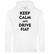 Жіноча толстовка (худі) Drive Fiat Білий фото