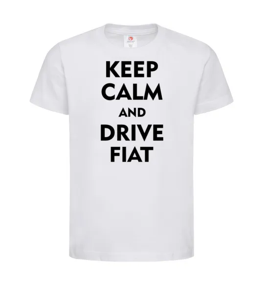 Детская футболка Drive Fiat Белый фото