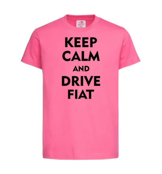 Детская футболка Drive Fiat Ярко-розовый фото