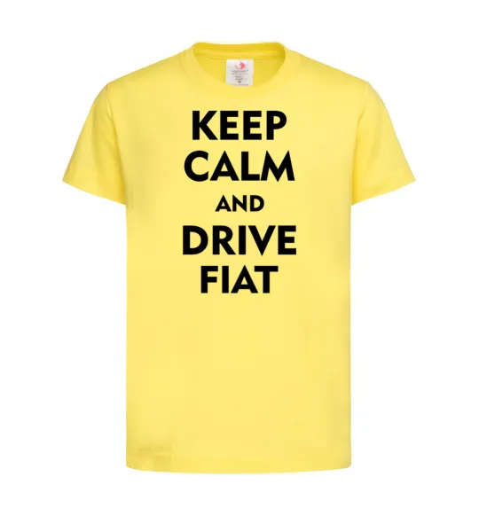 Детская футболка Drive Fiat Лимонный фото