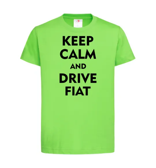 Детская футболка Drive Fiat Лаймовый фото