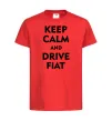 Детская футболка Drive Fiat Красный фото