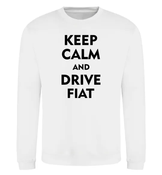 Свитшот Drive Fiat Белый фото
