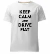 Мужская премиум футболка Drive Fiat Белый фото