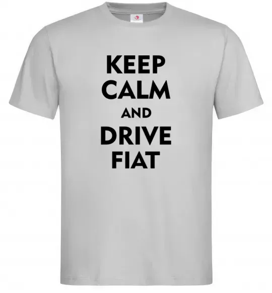 Чоловіча футболка Drive Fiat Сірий фото
