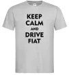 Чоловіча футболка Drive Fiat Сірий фото