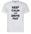 Чоловіча футболка Drive Fiat Білий фото