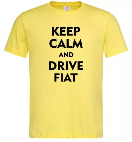 Чоловіча футболка Drive Fiat Лимонний фото