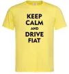Чоловіча футболка Drive Fiat Лимонний фото