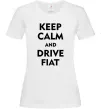 Женская футболка Drive Fiat Белый фото