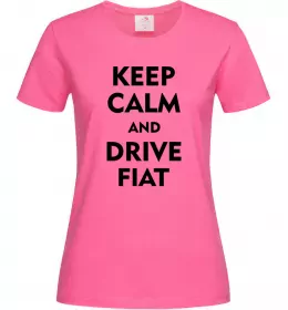 Жіноча футболка Fiat boss Яскраво-синій фото