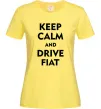 Женская футболка Drive Fiat Лимонный фото