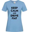 Женская футболка Drive Fiat Голубой фото