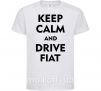 Дитяча футболка Drive Fiat Білий фото