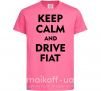 Детская футболка Drive Fiat Ярко-розовый фото