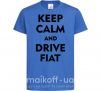 Детская футболка Drive Fiat Ярко-синий фото