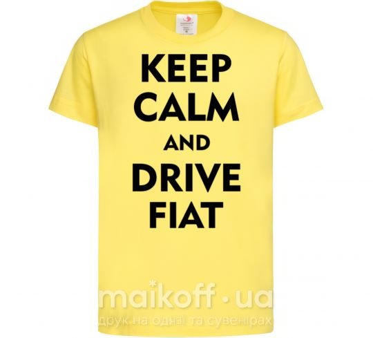 Детская футболка Drive Fiat Лимонный фото