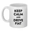 Чашка керамическая Drive Fiat Белый фото