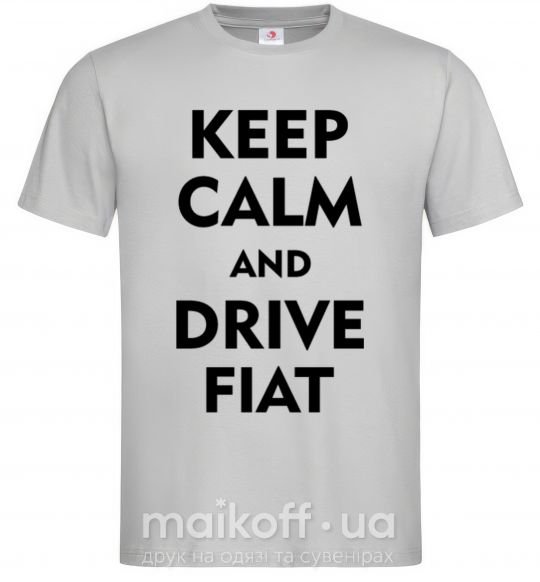 Чоловіча футболка Drive Fiat Сірий фото