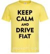 Чоловіча футболка Drive Fiat Лимонний фото
