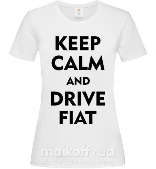 Женская футболка Drive Fiat Белый фото