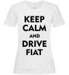Жіноча футболка Drive Fiat Білий фото