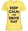 Женская футболка Drive Fiat Лимонный фото