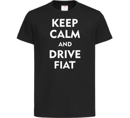 Дитяча футболка Drive Fiat Чорний фото