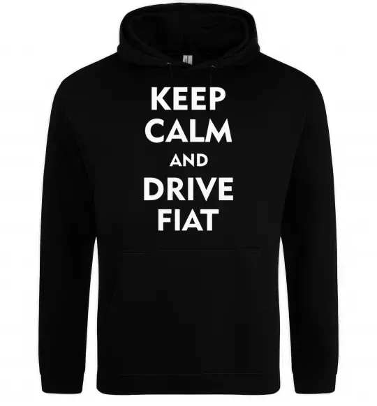 Жіноча толстовка (худі) Drive Fiat Чорний фото