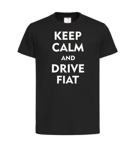 Детская футболка Drive Fiat Черный фото