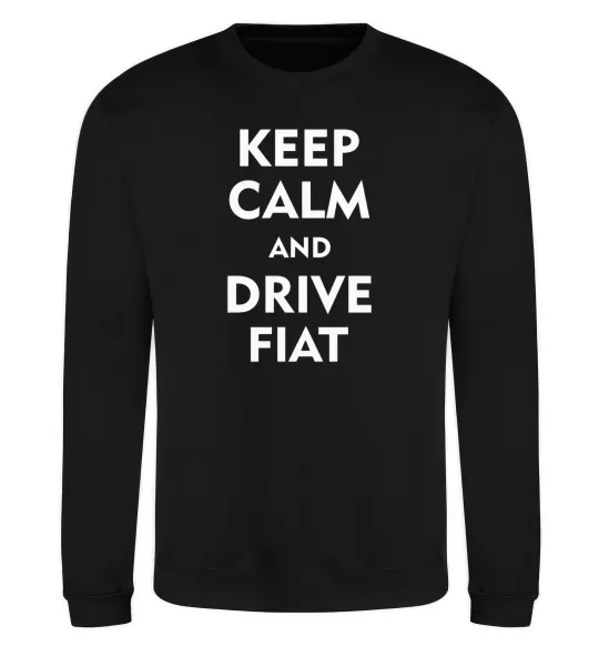 Свитшот Drive Fiat Черный фото