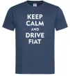 Чоловіча футболка Drive Fiat Темно-синій фото