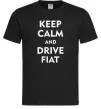 Чоловіча футболка Drive Fiat Чорний фото