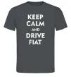 Чоловіча футболка Drive Fiat Графіт фото
