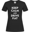 Женская футболка Drive Fiat Черный фото