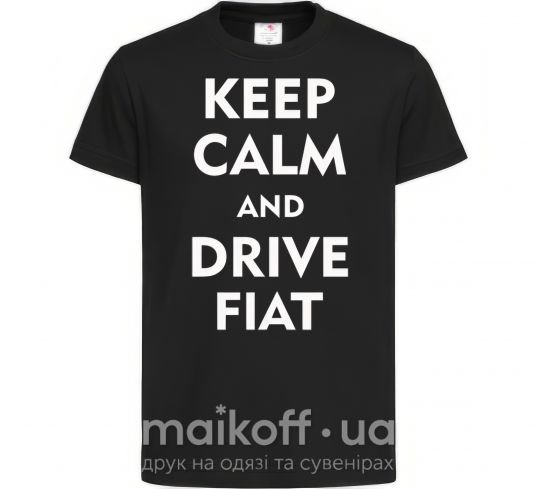Детская футболка Drive Fiat Черный фото