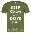 Чоловіча футболка Drive Fiat Оливковий фото