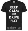 Чоловіча футболка Drive Fiat Чорний фото